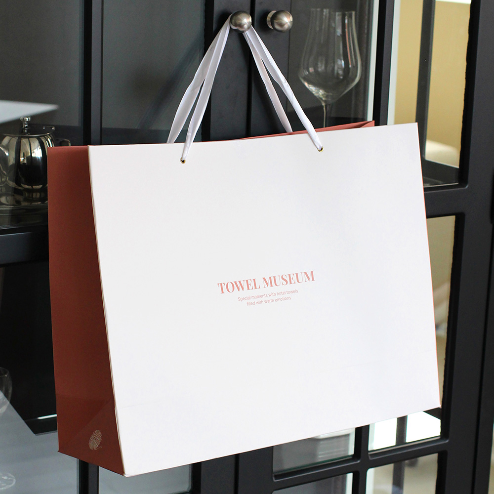 [단독] 소프트터치 40수 코마사 타올 선염 하프 미니멀 200g 호텔수건 세트 선물포장