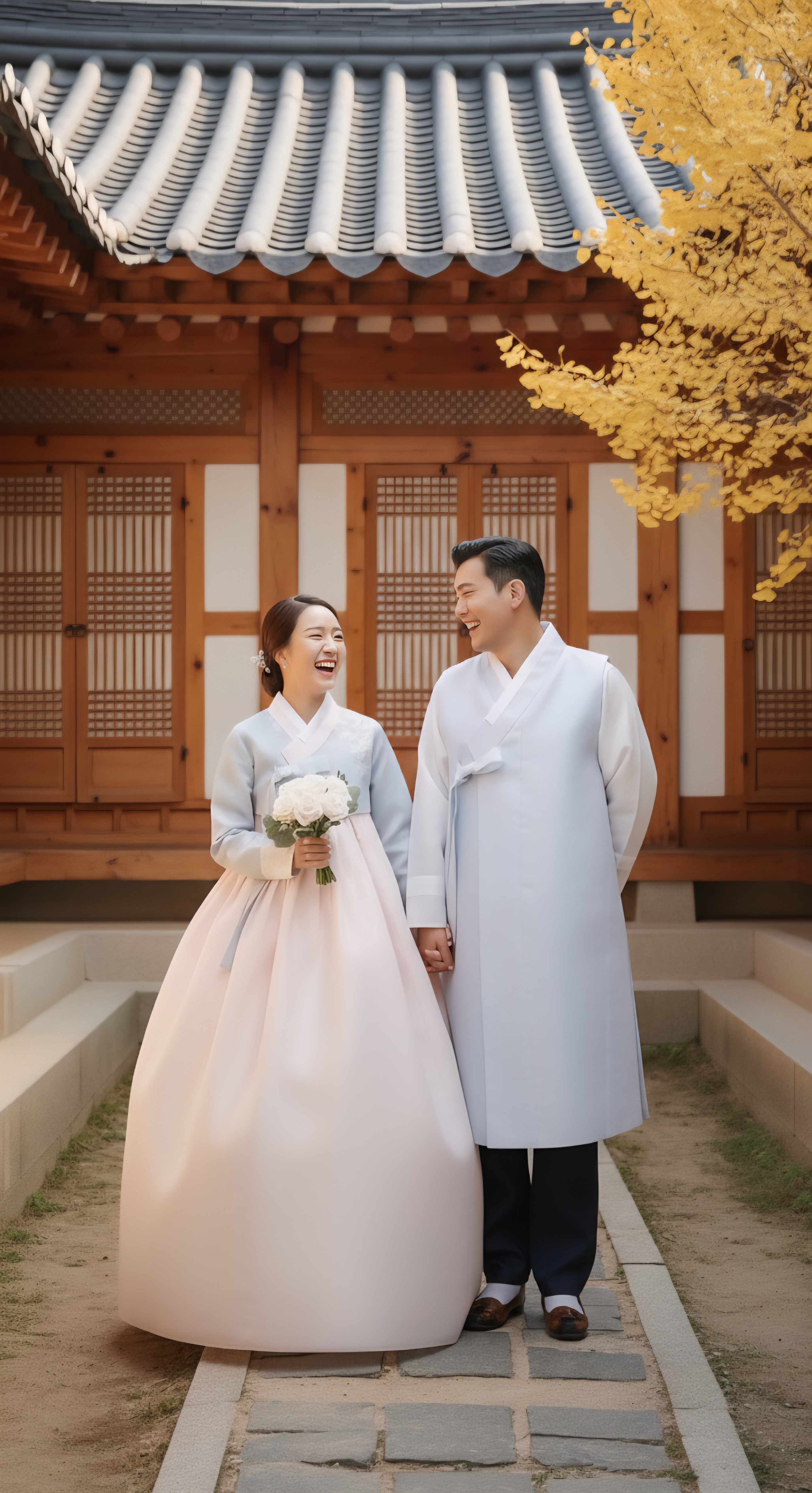 한복대여 은가비한복 베스트커플13종 웨딩 결혼식 신랑신부 돌잔치 드레스 - 상세 이미지 4