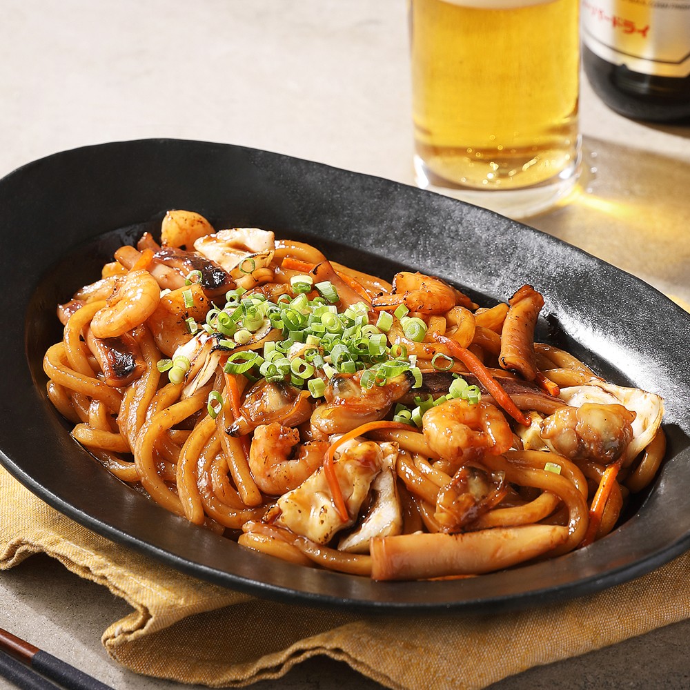 [푸딩팩토리] 푸딩프렙 해물볶음우동 350g 야끼우동 특제 일본식 데리야끼 소스 - 상세 이미지 2