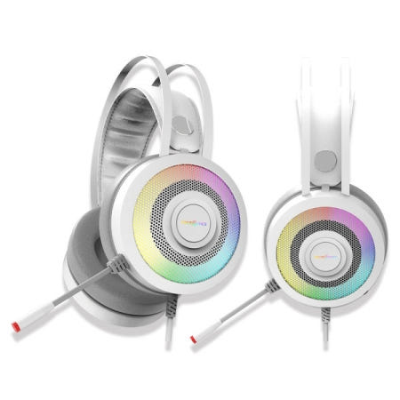 마이크로닉스 MANIC HS-420 7.1ch 노이즈캔슬링 게이밍 헤드셋 (화이트)