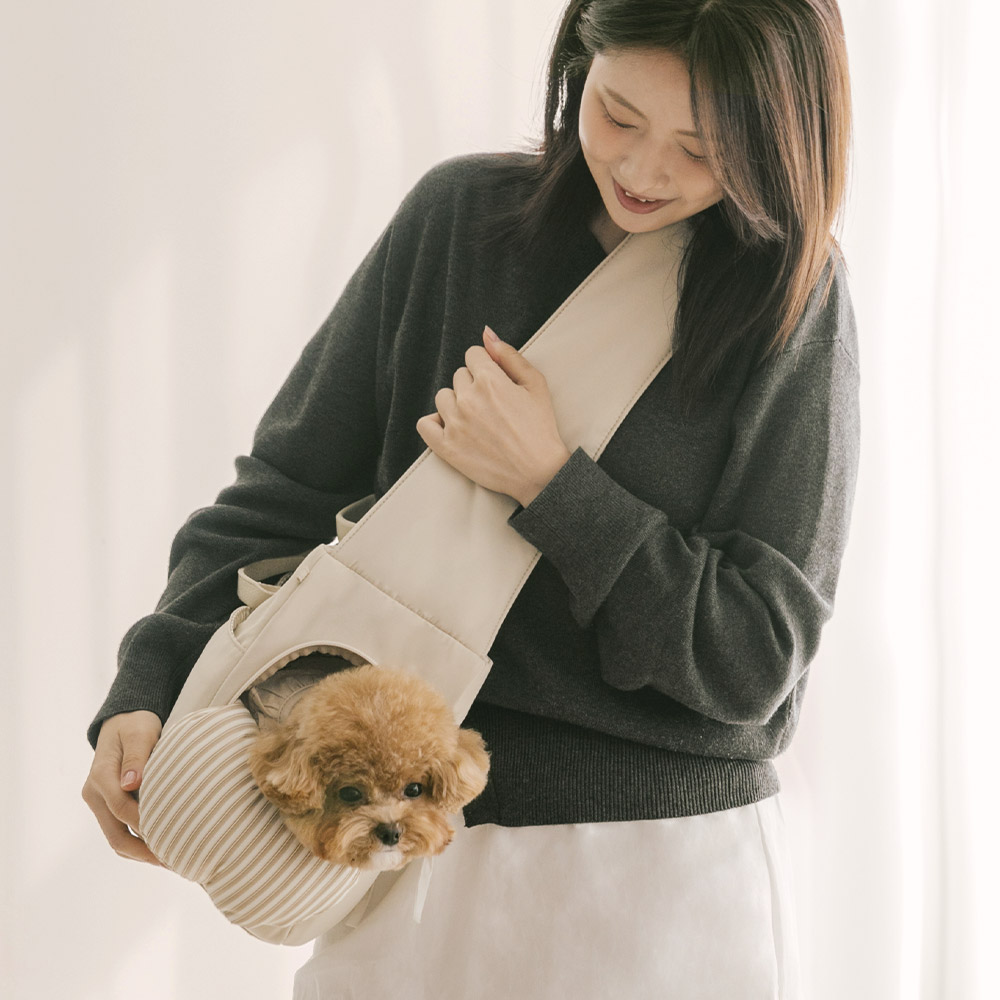 강아지슬링백 이동가방 포대기 뉴스너그 가방단품M