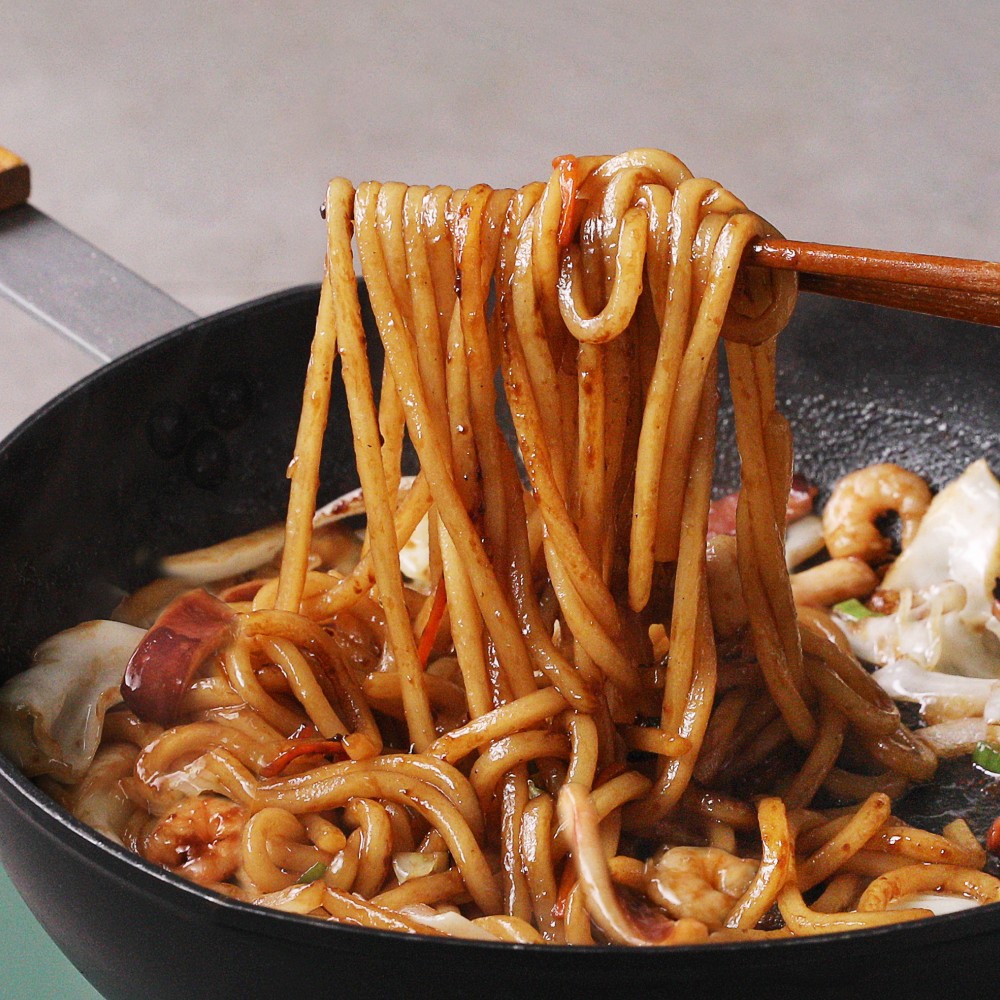 [푸딩팩토리] 푸딩프렙 해물볶음우동 350g 야끼우동 특제 일본식 데리야끼 소스 - 상세 이미지 4