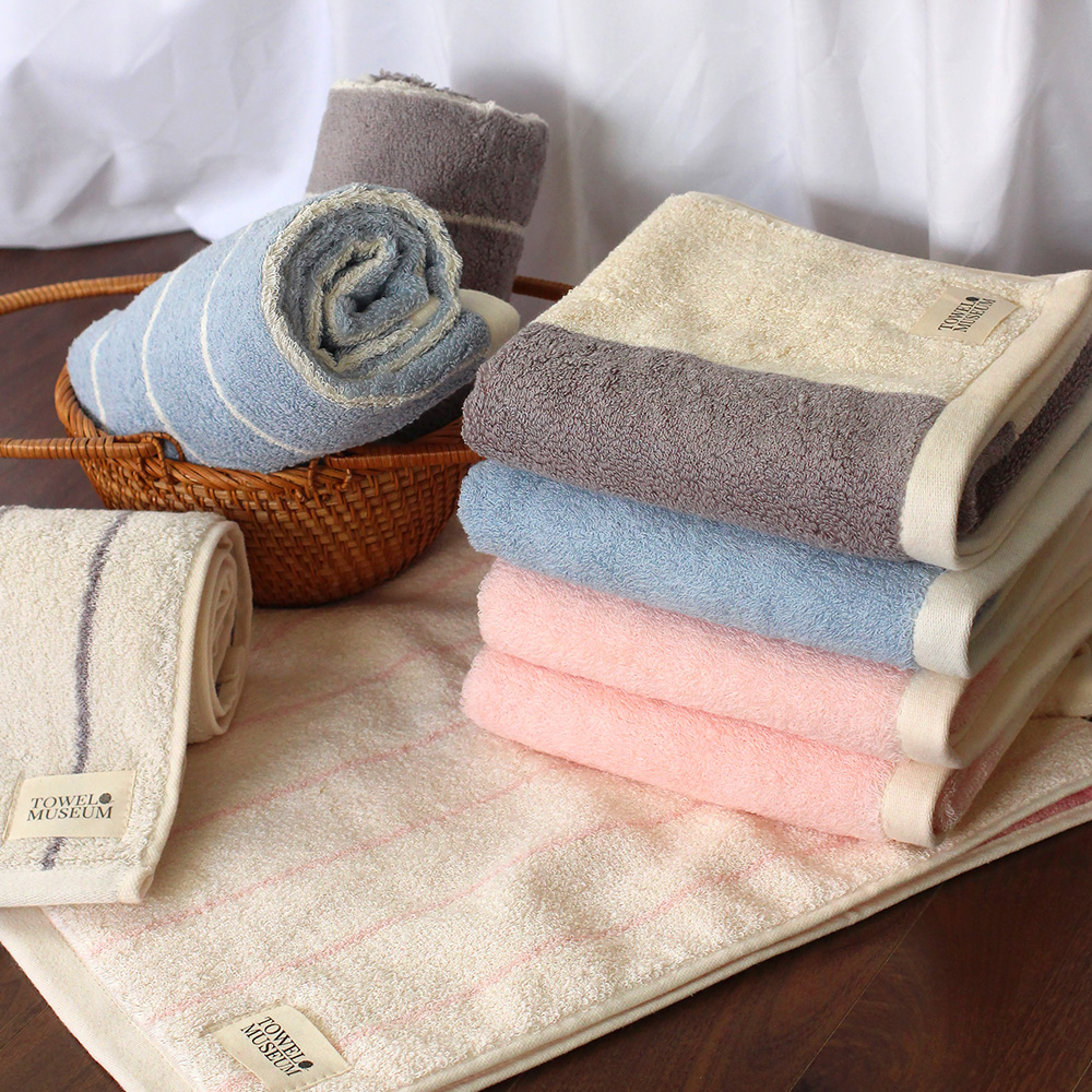 소프트터치 40수 코마사 타올 선염 하프 미니멀 200g 호텔수건 고중량 5장