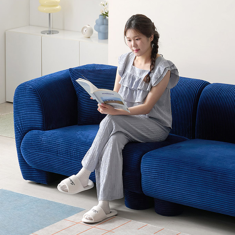 e스마트 네오브 코듀로이 3인용 패브릭 모듈 쇼파 A세트