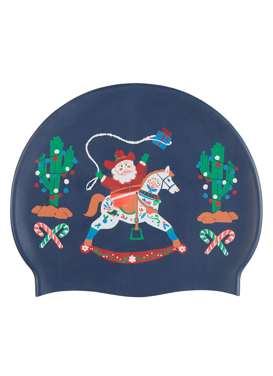 Granny Sweater Collection Yule Tide Wrangler Swim Cap - 메인 이미지