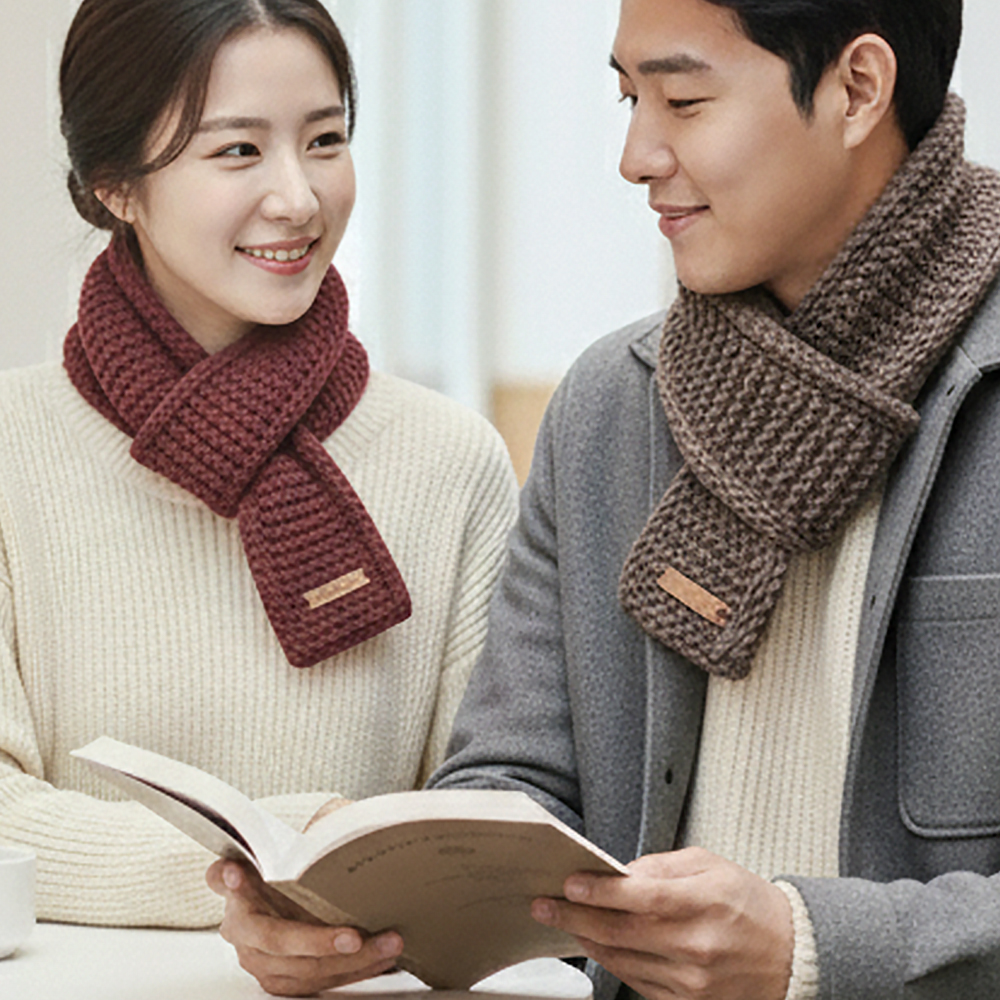 목도리 뜨개질 목도리 뜨기 대바늘 미니 러브컨츄리 - 상품 이미지