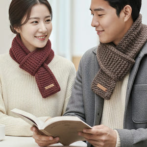 러브컨츄리 대바늘 목도리 뜨개질 키트 아이코드 솔직 후기 | 실제 배치 사진 포함 - 상품 이미지 1