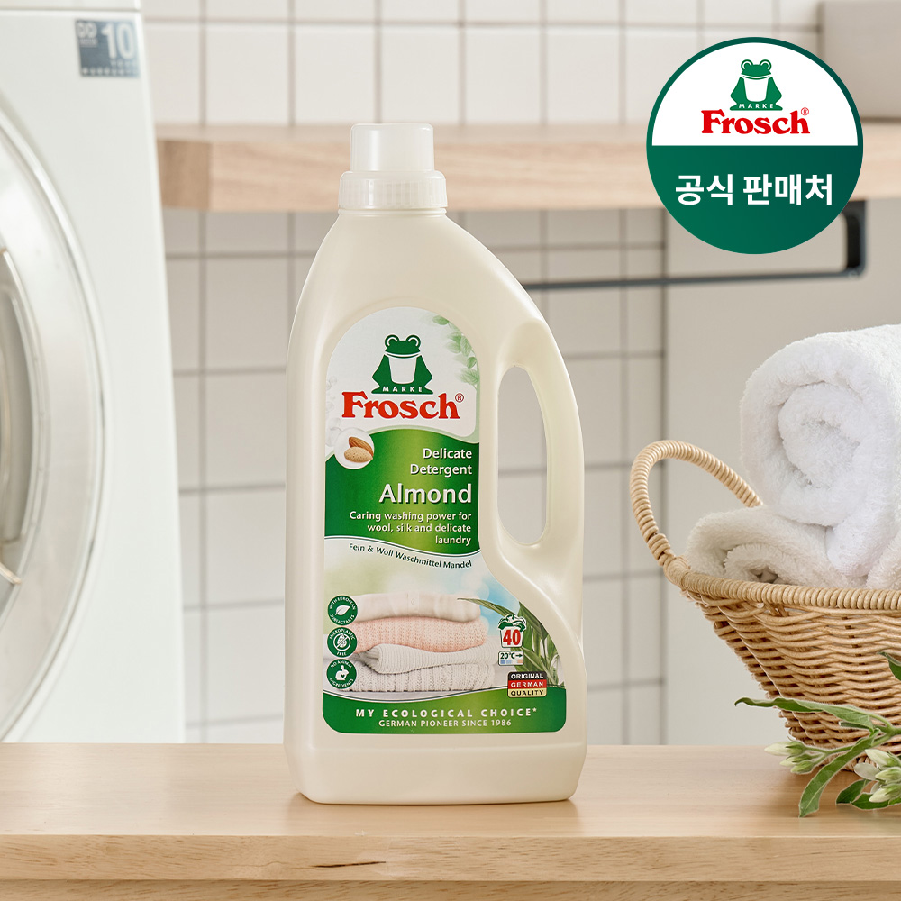 프로쉬 세탁세제 1.5L, 아몬드, 1개