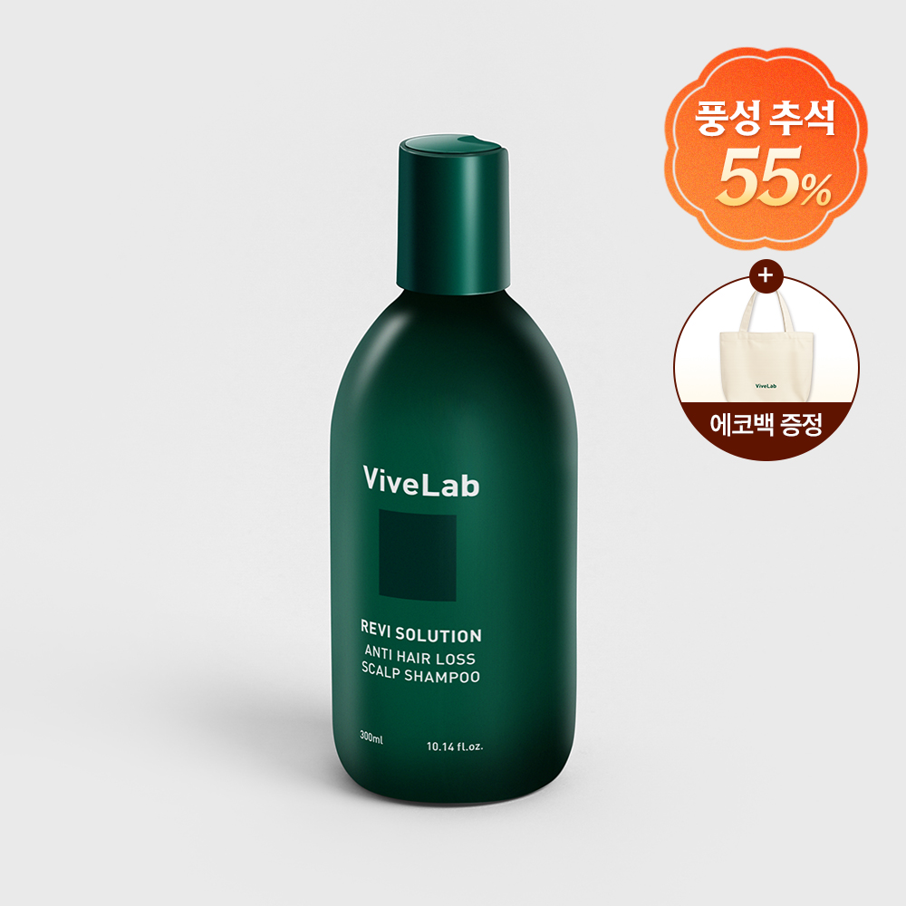 바이브랩 4주 솔루션 초록 탈모 샴푸 우디플로럴머스크, 300ml, 1개