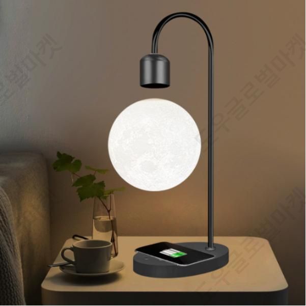 공중부양오브제 자기부양 인테리어 달무드등 LED - 상품 이미지