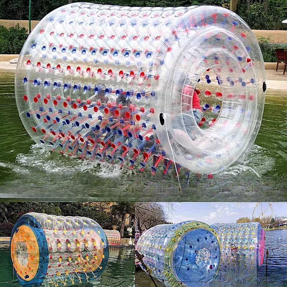 대형 워터 롤러볼 어린이 놀이 수상 체험 장비 PVC 2.0x1.8m - 상세 이미지 2
