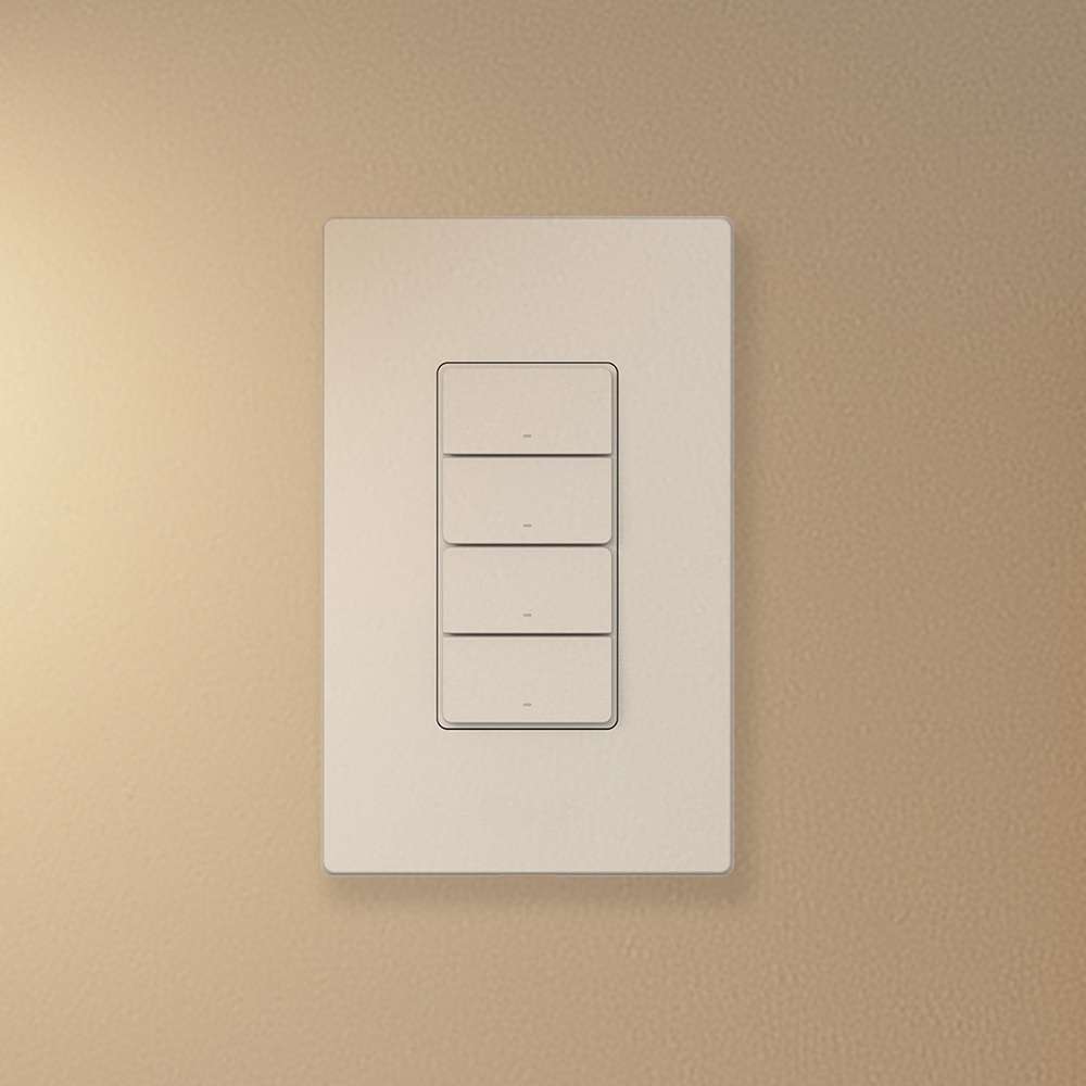 아카라 조명 스위치 H2 (4버튼, 3채널) 전기 전등 원격 타이머 누워서 불끄기