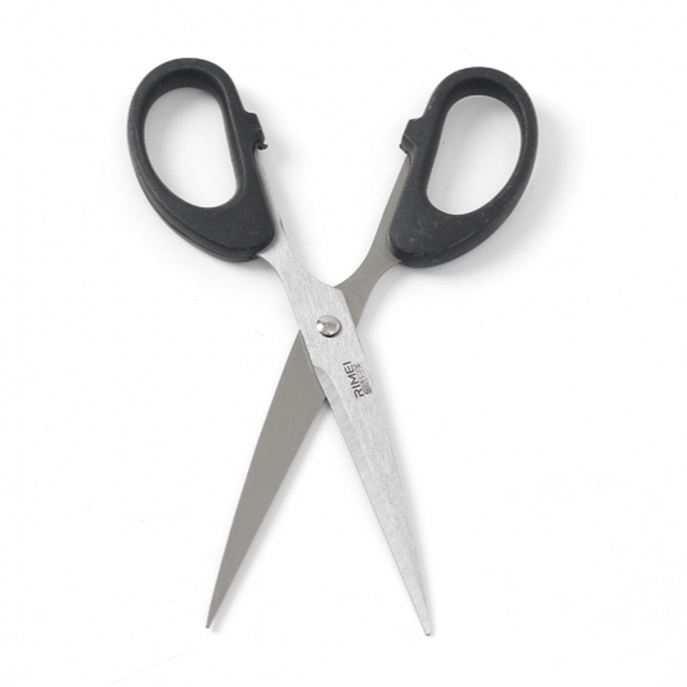 스텐 사무용가위 휴대용 문구가위 다용도 학용품 16cm - 상품 이미지