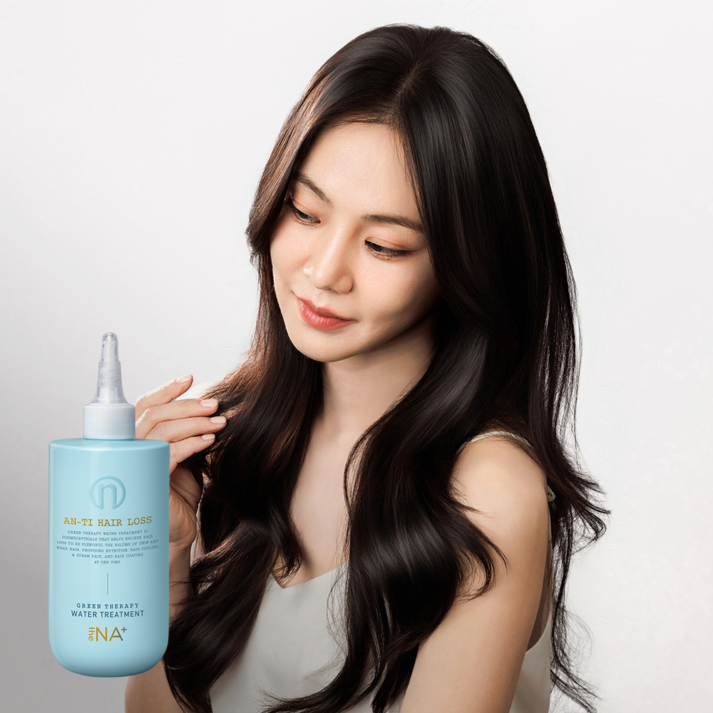 더나플러스 그린테라피 워터 탈모 트리트먼트 300ml 프리미엄 한지은 손상모 헤어팩