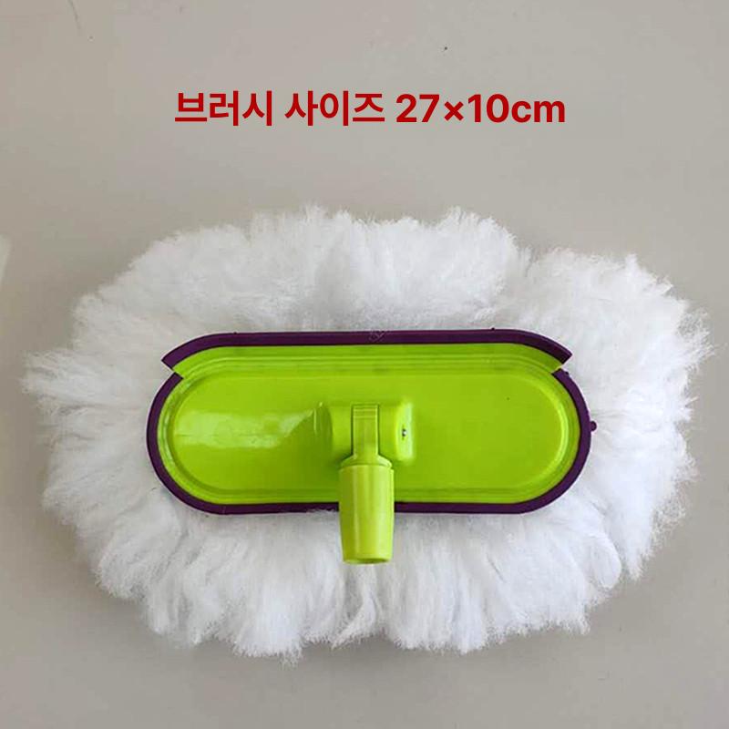 손잡이 클리너 오븐 브러쉬 화덕 브러시 그릴 솔 청소 순면브러시헤드내장잠금장치봉없음 - 상세 이미지 4