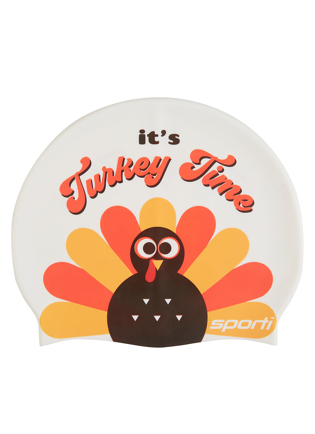 스포티 Turkey Time Silicone Swim Cap - 상세 이미지 2