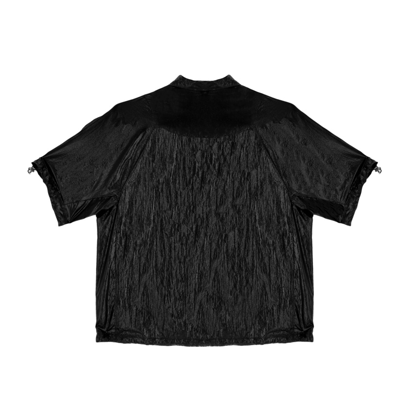 볼빅 골프웨어 여성골프웨어 여성 골프 점퍼 반팔 메탈릭 아노락 홑겹 P801 - 상세 이미지 3