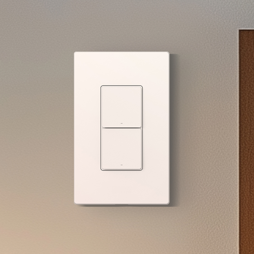 아카라 조명 스위치 H2 (2버튼, 2채널) 전기 전등 원격 타이머 누워서 불끄기