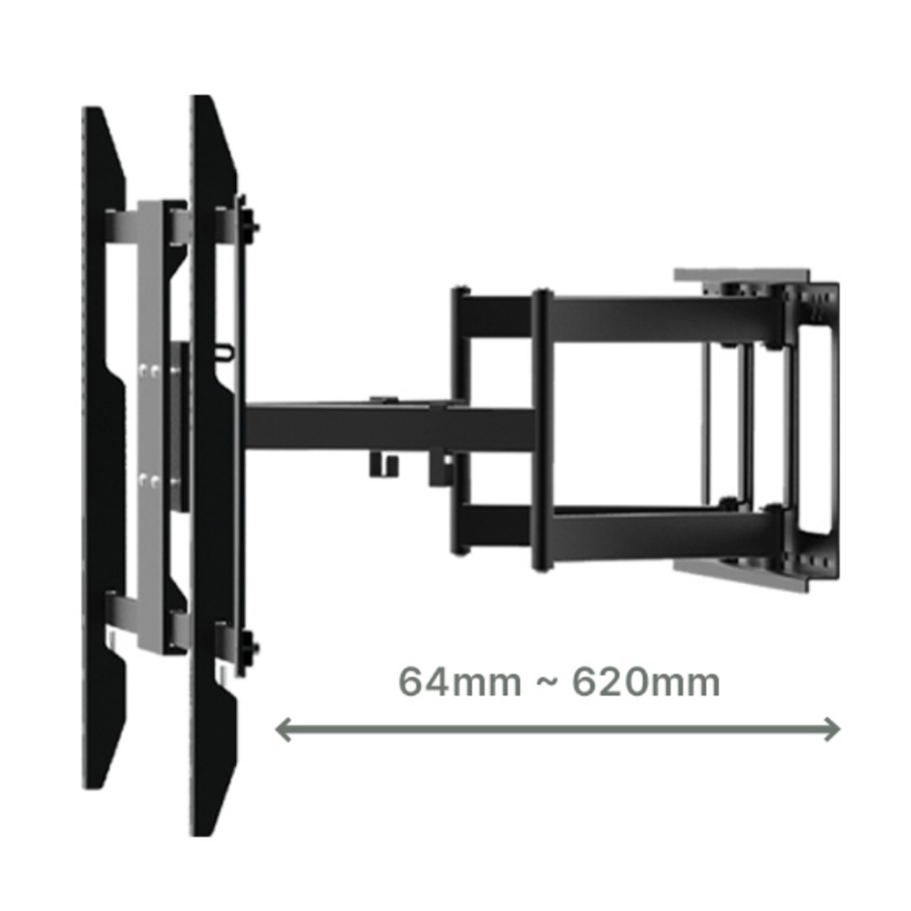 tv 벽걸이 브라켓 고중량 특대형 삼성 TCL 254cm(100인치) - 상세 이미지 4