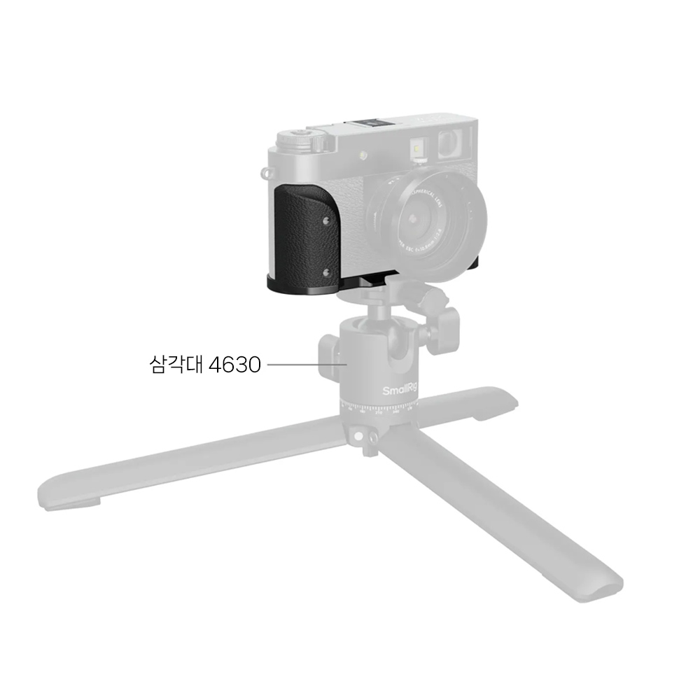 스몰리그 5332 후지 X half 그립 플레이트 블랙 - 상세 이미지 4
