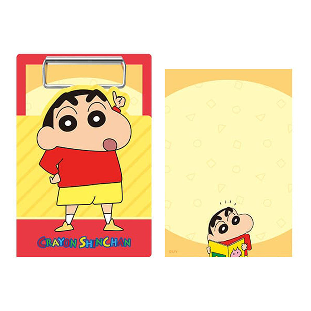 회사원 짱구 메모지 미니 클립보드 세트 쪽지 편지 짱구는못말려 굿즈 - 상세 이미지 3