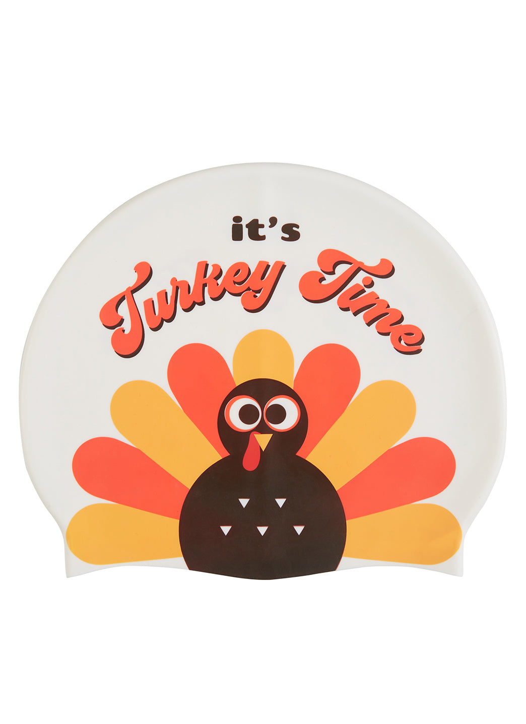 스포티 Turkey Time Silicone Swim Cap - 상품 이미지