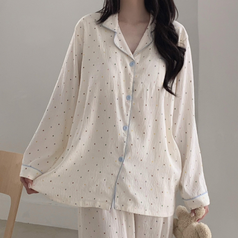 파자마파티 캡내장잠옷 수유잠옷 크리스마스 봄 가을 긴팔 노브라 홈웨어 세트 제품 이미지