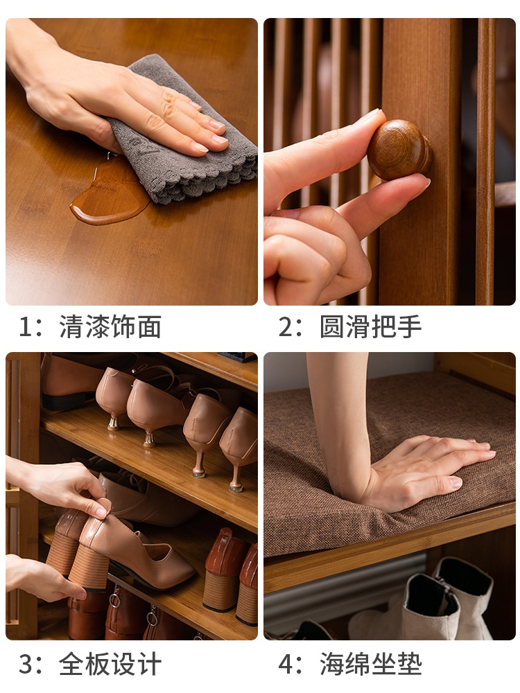 현관 보관함 신발 정리함 슈즈랙 인테리어 정리대 슈케이스 수납 아파트 - 상세 이미지 5