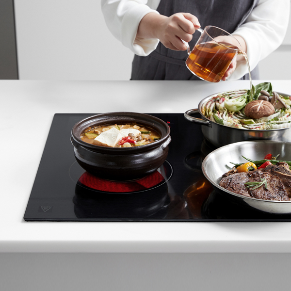 설치지원 3구 하이브리드 1라이언트 2인덕션 전기레인지 ERABHI30