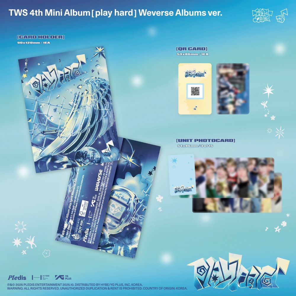 TWS 투어스 4th Mini Album play hard Weverse Albums ver - 상세 이미지 2