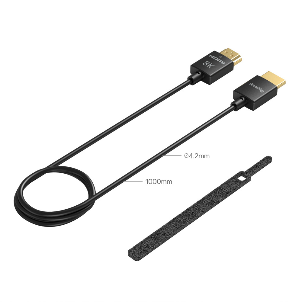 스몰리그 5086 8K HDMI 데이터 케이블 A to A 100cm - 상세 이미지 4