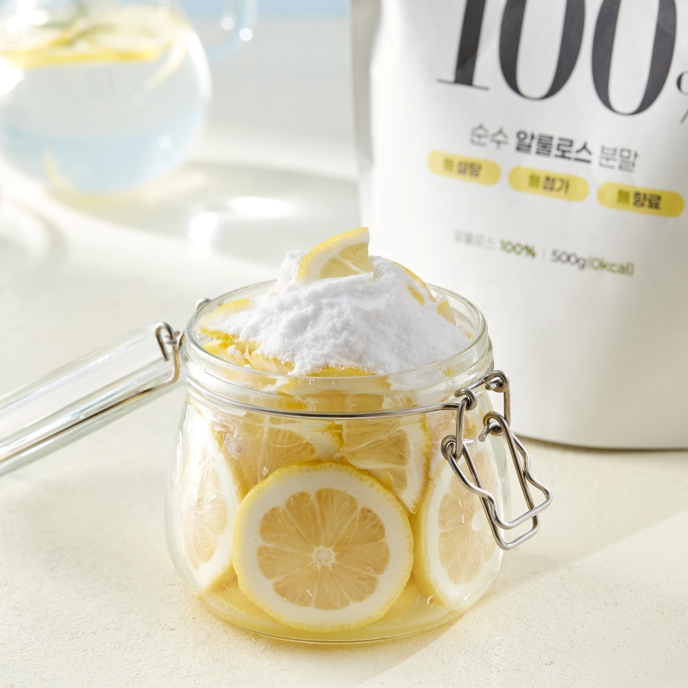 잼민트랩 알룰로스 가루 분말 대체당 설탕대체 저당 저칼로리 500g, 1개 - 상세 이미지 2