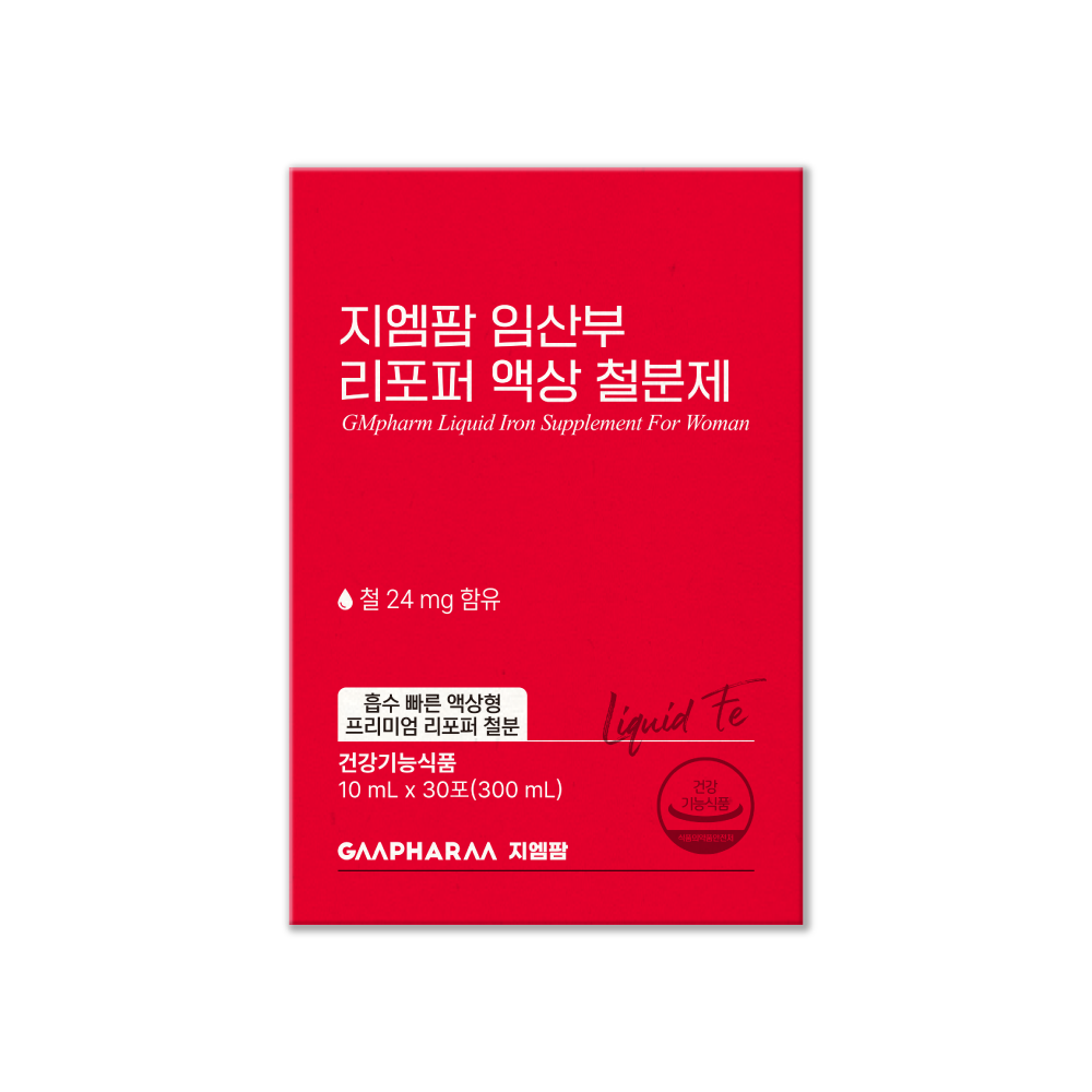 지엠팜 임산부 리포퍼 액상 철분제 30포, 4개 이미지 2