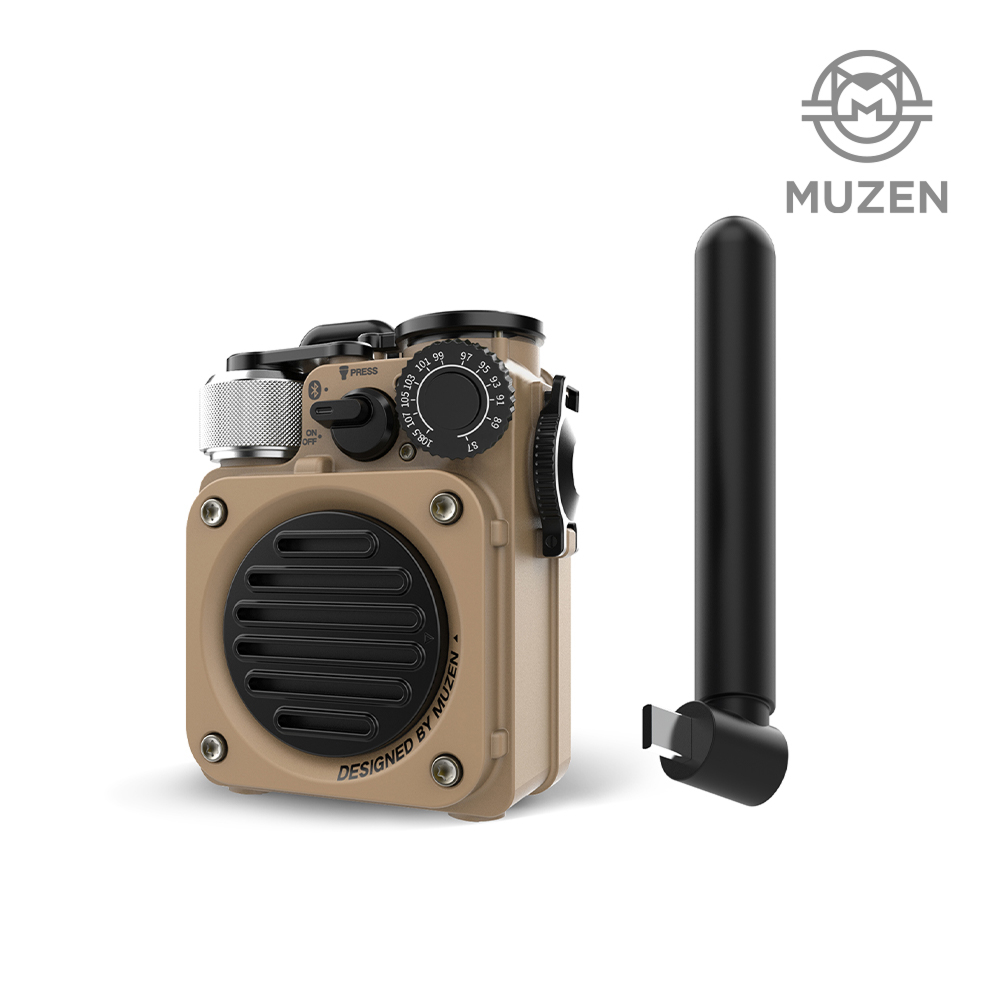 뮤젠 와일드 미니 3.0 아웃도어 블루투스 스피커 FM라디오 휴대용 무선 캠핑 스피커