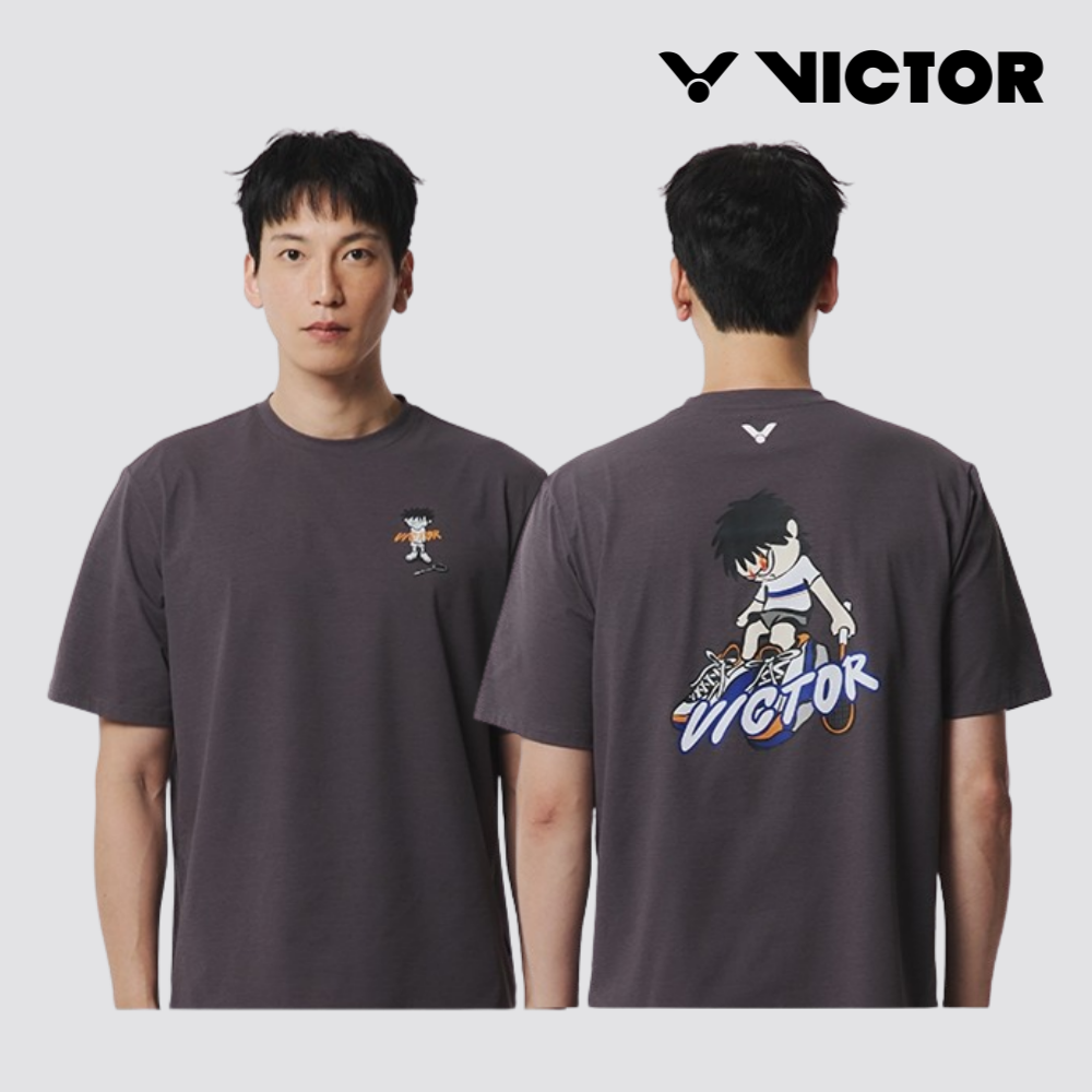 빅터 배드민턴의류 오버핏 티셔츠 상의 VT25CTO209U - 메인 이미지