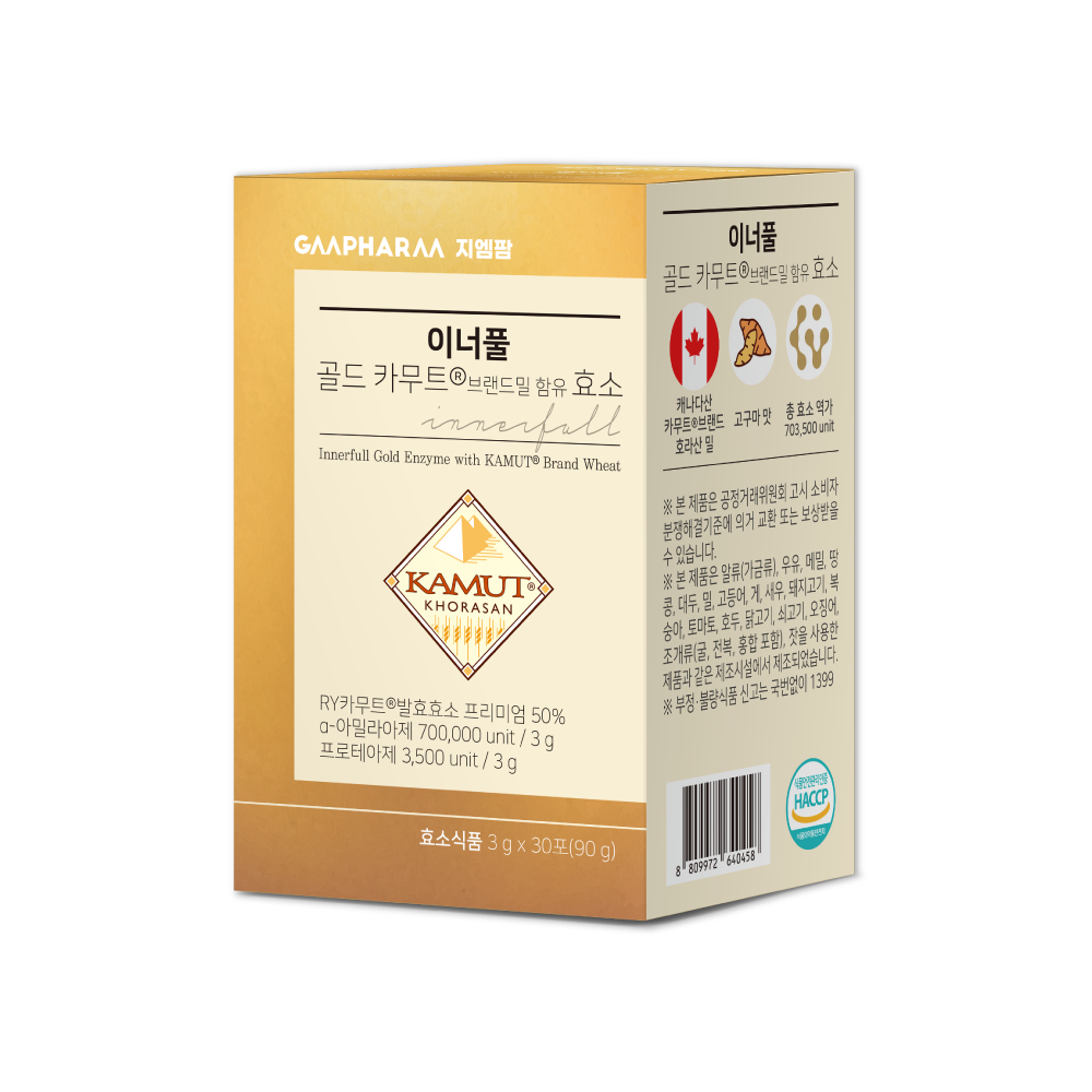 골드 카무트 효소 분말 호라산밀 카뮤트 브랜드밀 30포, 1개 - 상세 이미지 2