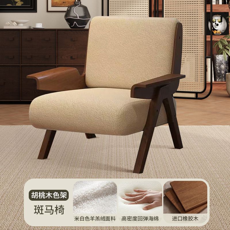 1인 싱글 싱글쇼파 패브릭 스트라이프 기능성 원룸 스툴 편안한 벨벳 프린트 월넛 프레임 + 그린 - 상세 이미지 5
