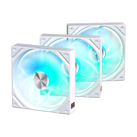 트릭스 TRYX ROTA SL ARGB 리버스 120 시스템 케이스 쿨러 (3팩, 화이트)
