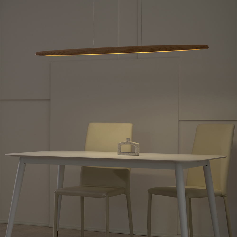 LED 일자라인 식탁등 우드 식탁조명 우디앤코 펜던트 조명 40W