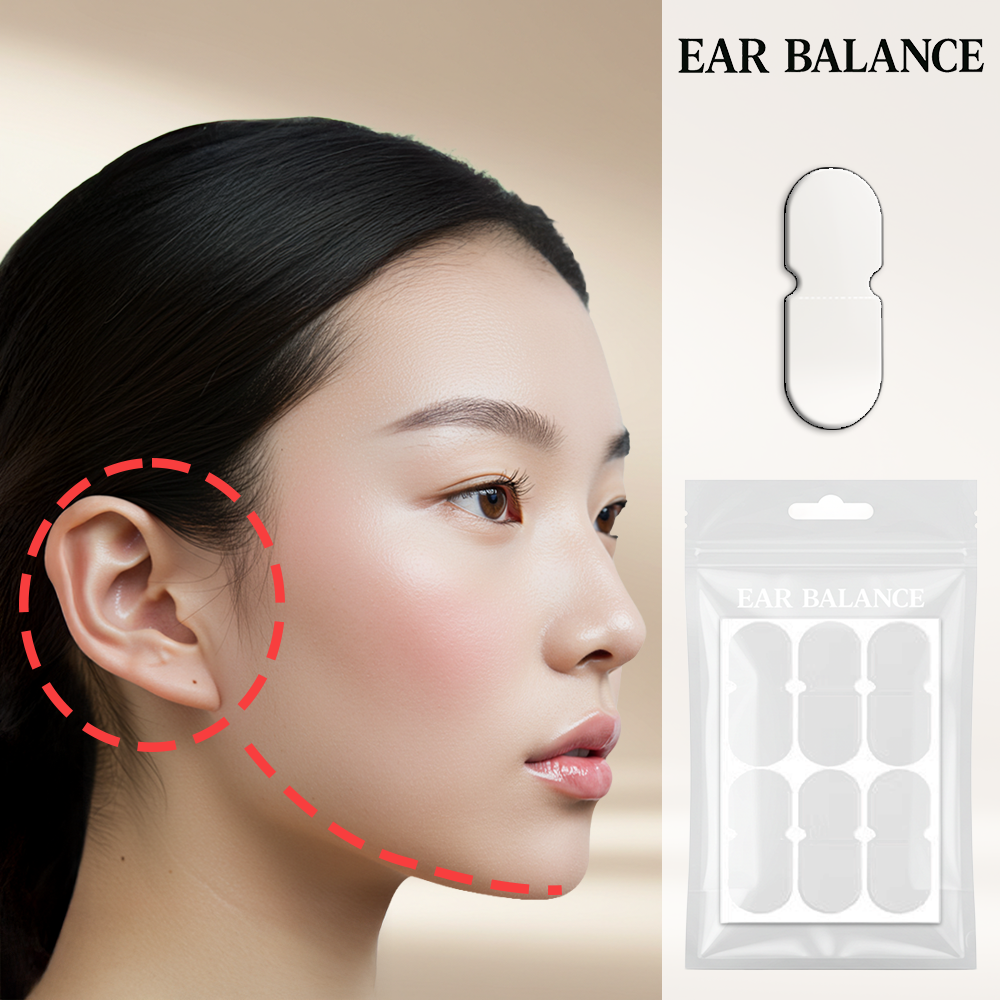 [고탄성 고밀착] 누운귀 테이프 성형 요정 엘프귀 세우는 교정 스티커 테이프 A타입(투명) 90p 제품 이미지