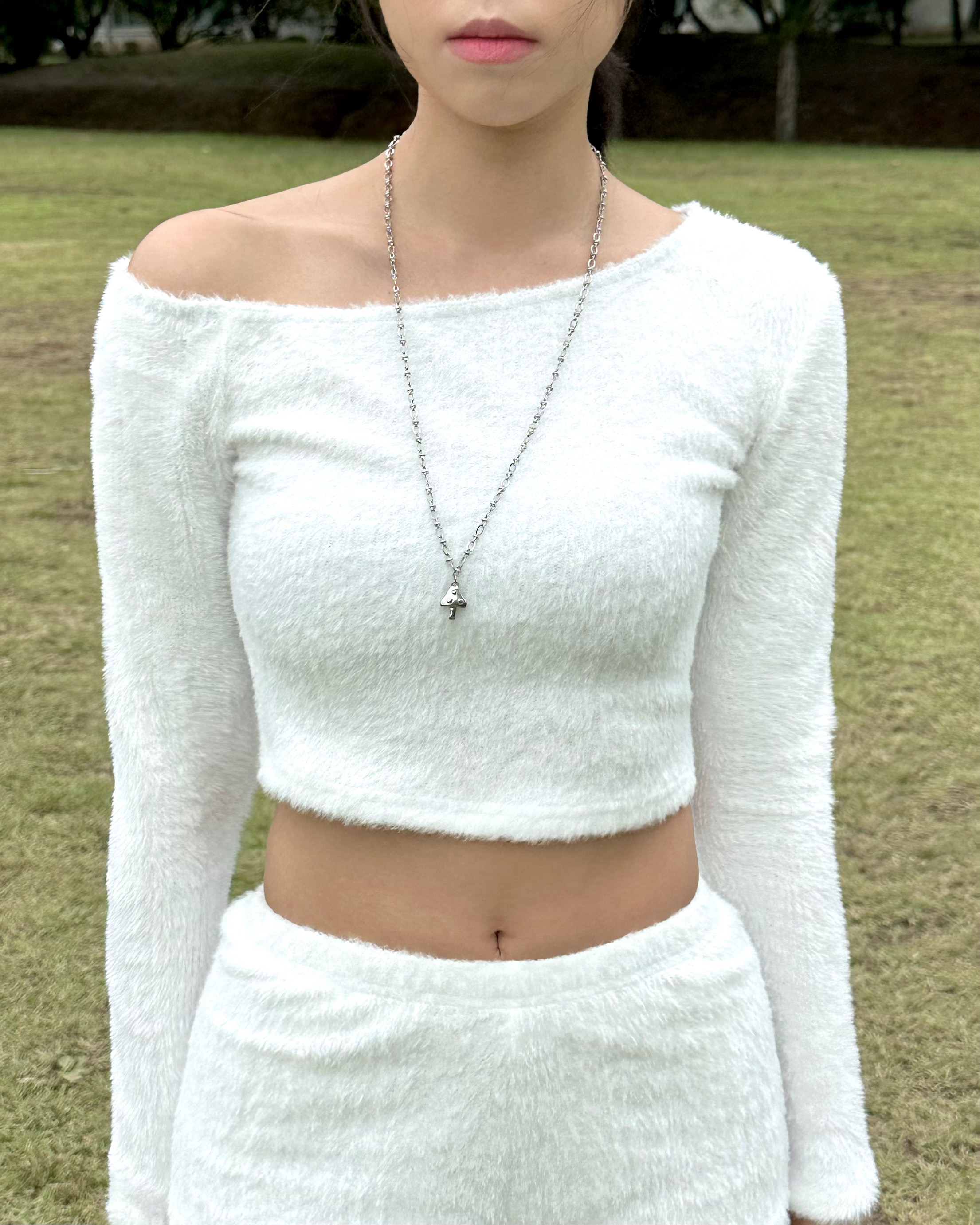 이유진 써지컬 머쉬버블 롱 머쉬룸 목걸이 - 상세 이미지 2