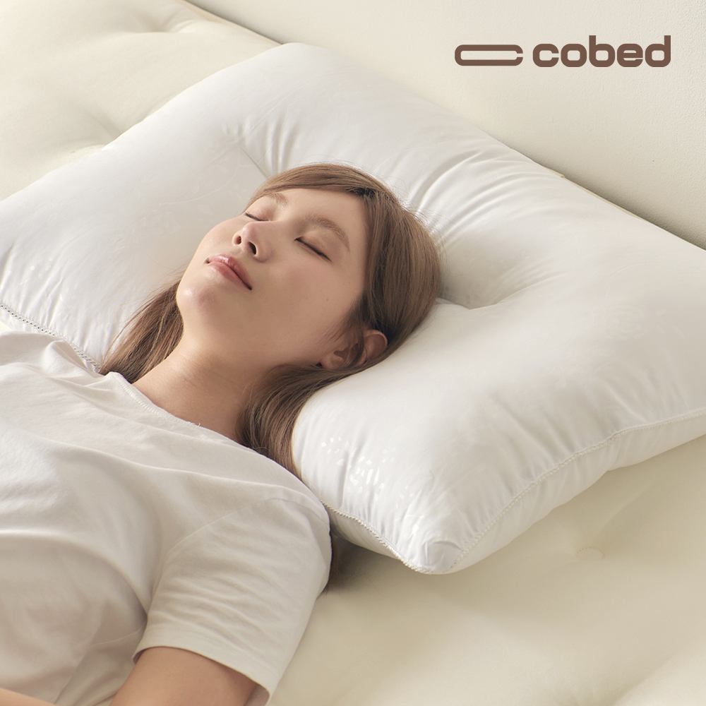 코베드 컴포트 마이크로 다운필 거북목 일자목 항균 베개 50x70cm