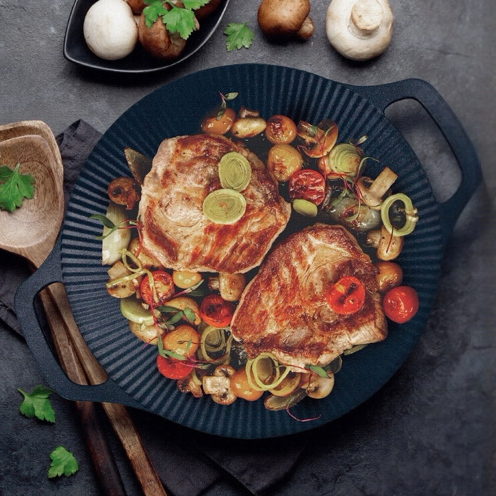 자이글 그리들 국산 인덕션겸용 캠핑그리들 고기불판 코팅 구이 팬 캠핑용품
