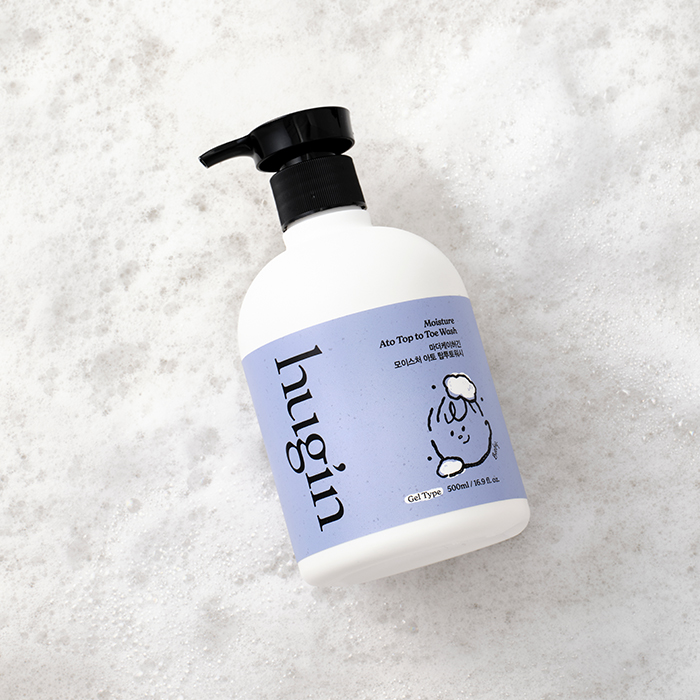 허긴 모이스처 아토 탑투토워시 500ml 올인원세정 액상타입 바디&샴푸 - 상품 이미지