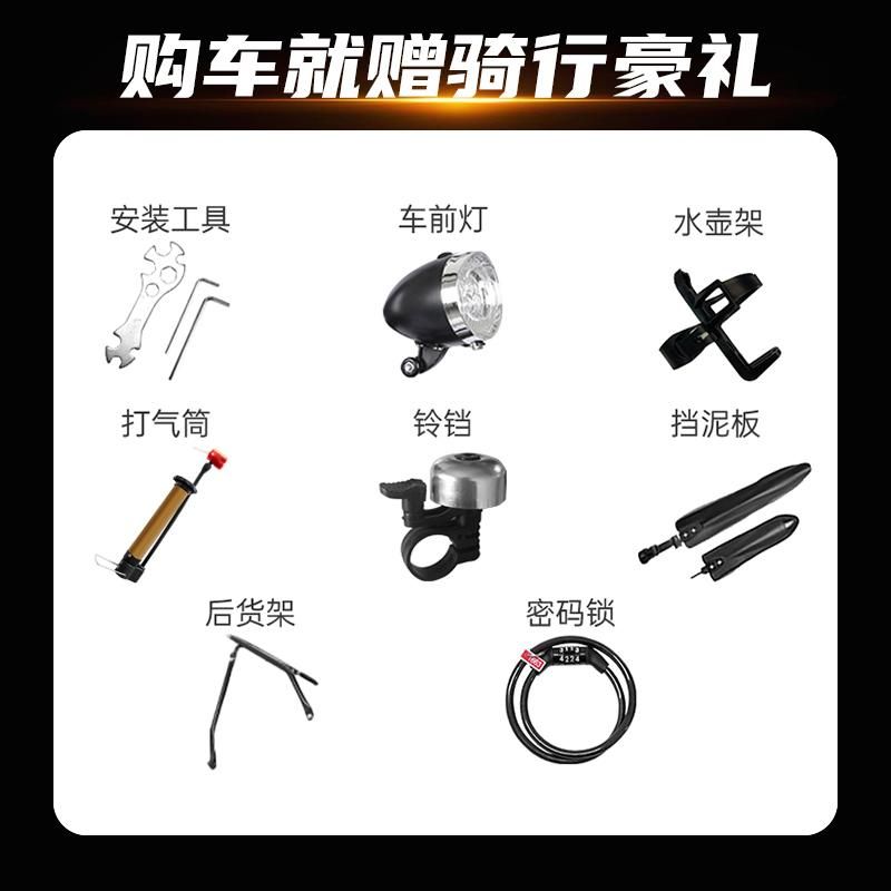 자전거 접이식 미니자전거 20인치 출퇴근 경량 미니벨로 블랙 스포크 휠 20인치 7단 - 상세 이미지 3