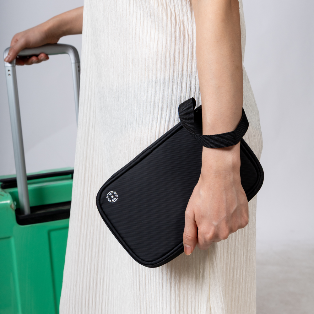 RFID 차단 여권 파우치 가족 해외여행 지갑 유럽 안티스키밍 이미지 7