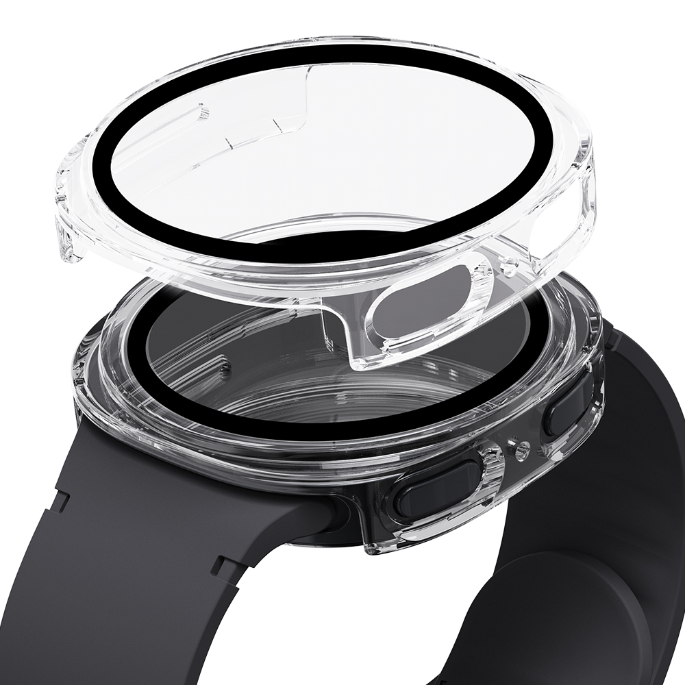 네이버 칸탐 갤럭시워치8 풀커버 케이스 강화유리 투명 40mm