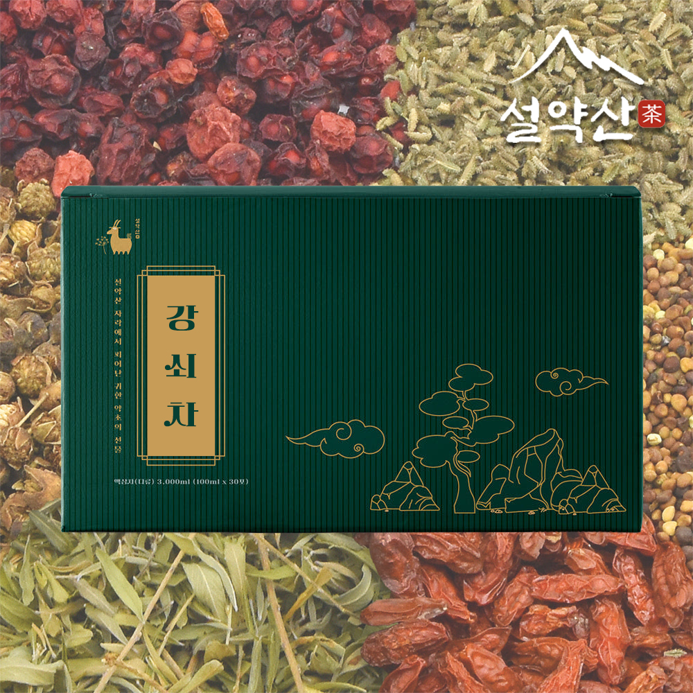 설약산 강쇠차 오자차 국내산 오자 100ml 30포 - 상품 이미지