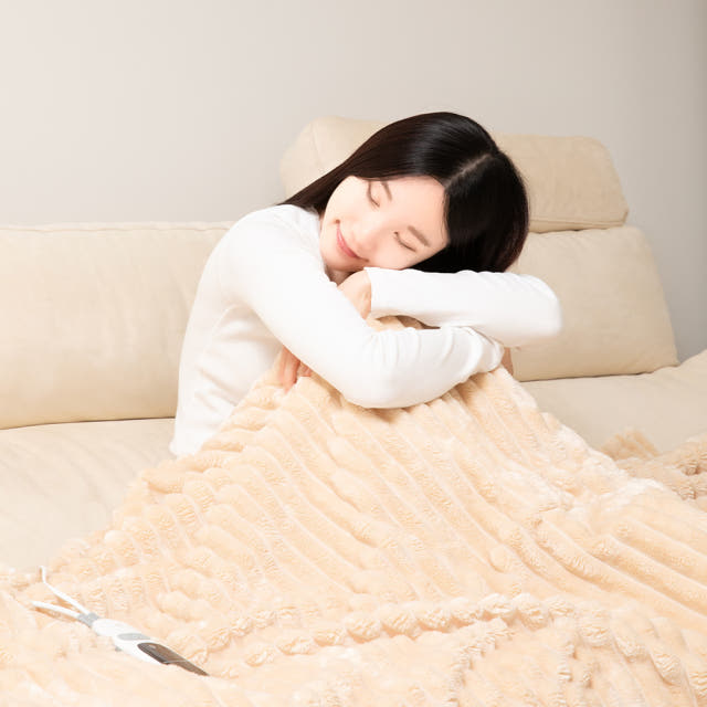 오아 포그밍L 전기 온열 담요 사무실 캠핑 차박용 휴대용 여행용 극세사