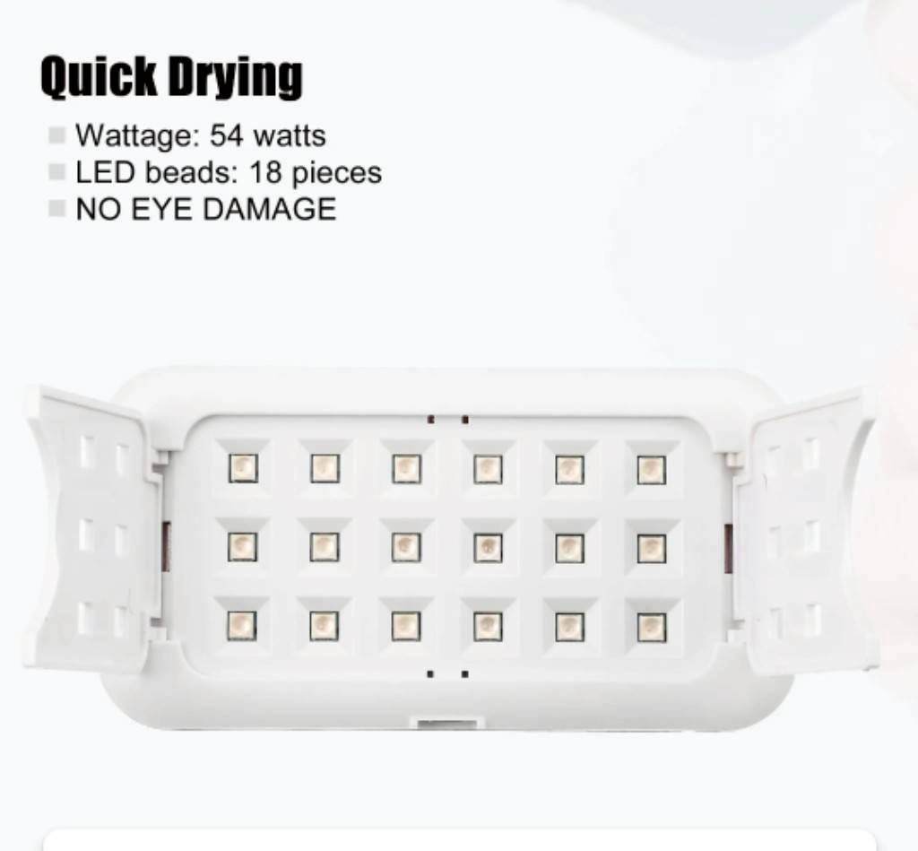 다이아몬드 54W 미니램프 UV/LED 레진아트 네일아트 젤네일 램프 - 상세 이미지 2